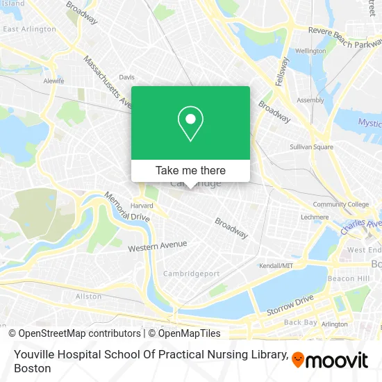 Youville Hospital School Of Practical Nursing Library map