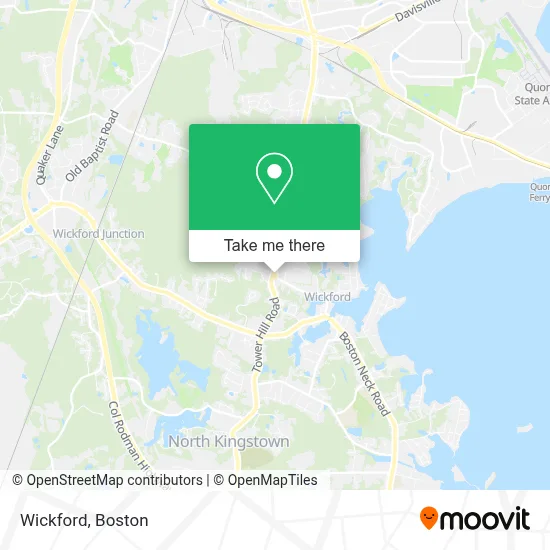 Wickford map