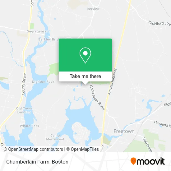 Chamberlain Farm map