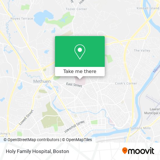 Mapa de Holy Family Hospital