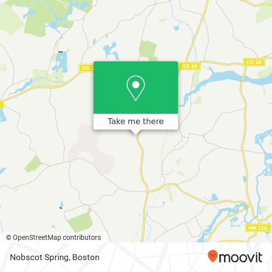 Mapa de Nobscot Spring