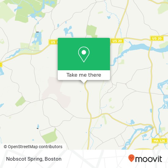 Nobscot Spring map