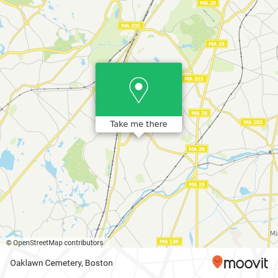 Mapa de Oaklawn Cemetery