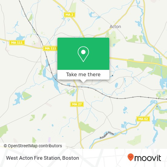 Mapa de West Acton Fire Station