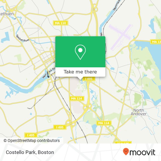 Mapa de Costello Park