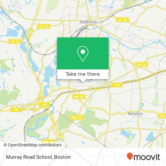 Murray Road School map