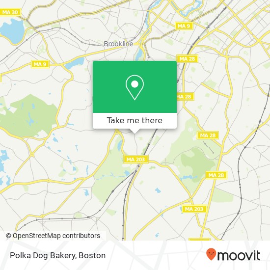 Polka Dog Bakery map