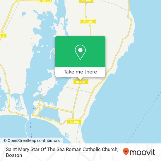 Saint Mary Star Of The Sea Roman Catholic Church map