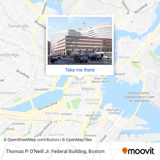 Thomas P. O'Neill Jr. Federal Building map