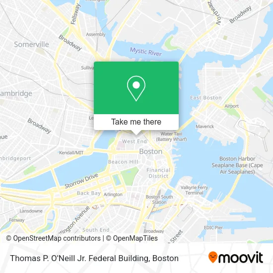 Thomas P. O'Neill Jr. Federal Building map