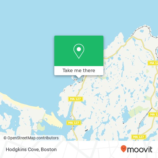 Mapa de Hodgkins Cove