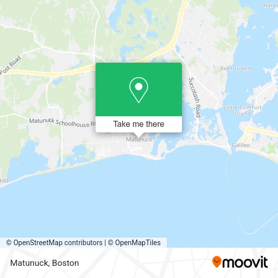Matunuck map
