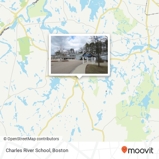 Charles River School map