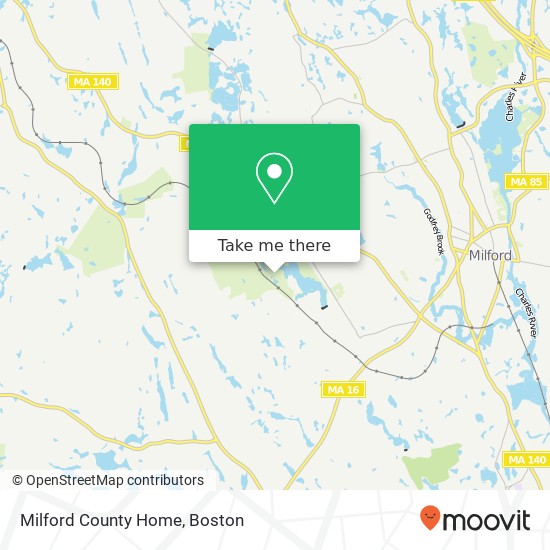 Mapa de Milford County Home