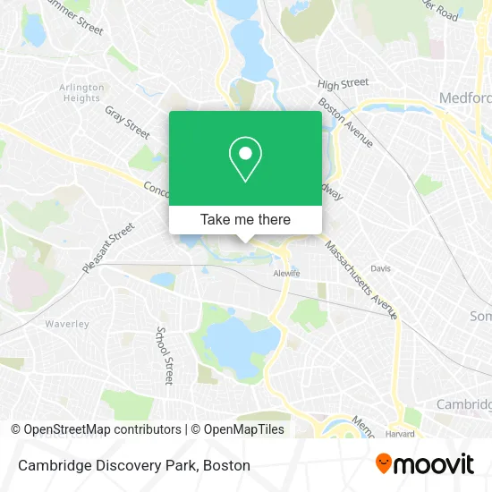 Cambridge Discovery Park map