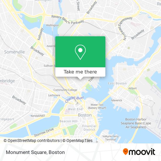 Mapa de Monument Square