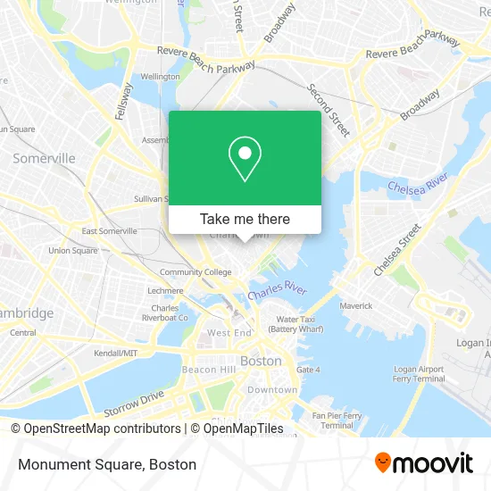 Monument Square map
