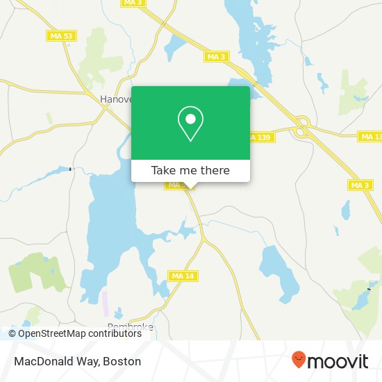Mapa de MacDonald Way