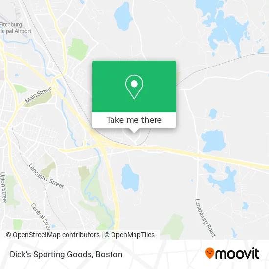 Dick's Sporting Goods map