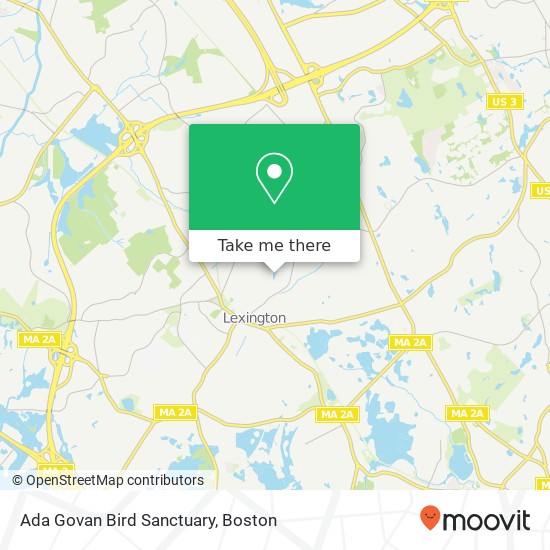 Mapa de Ada Govan Bird Sanctuary