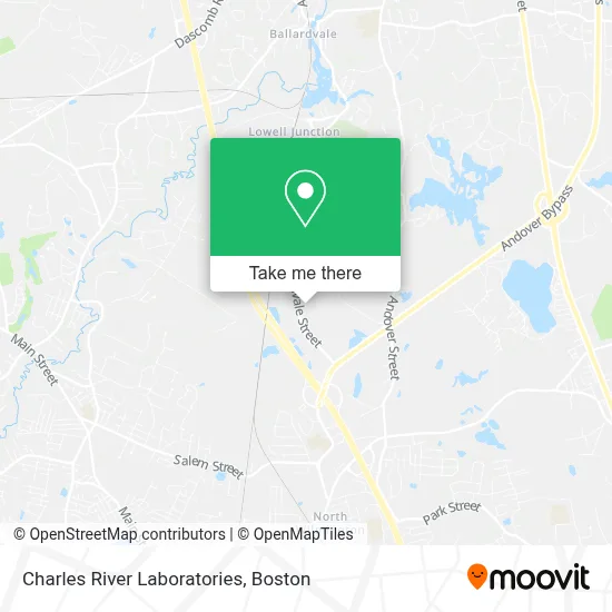 Charles River Laboratories map