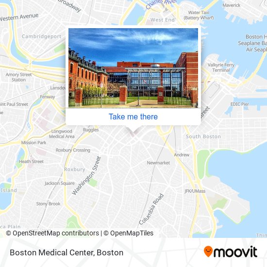 Mapa de Boston Medical Center