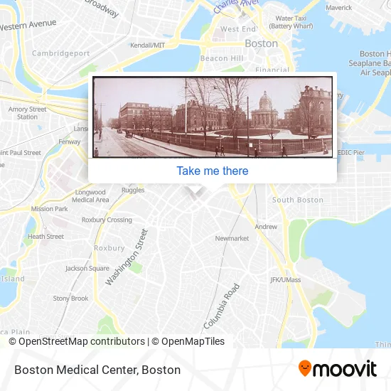 Boston Medical Center map