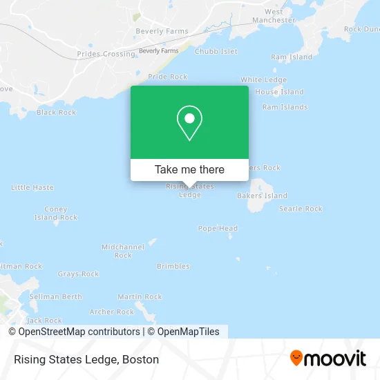 Rising States Ledge map