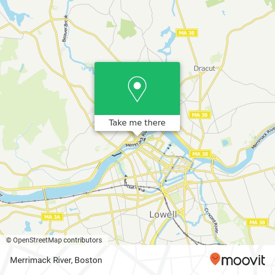 Mapa de Merrimack River