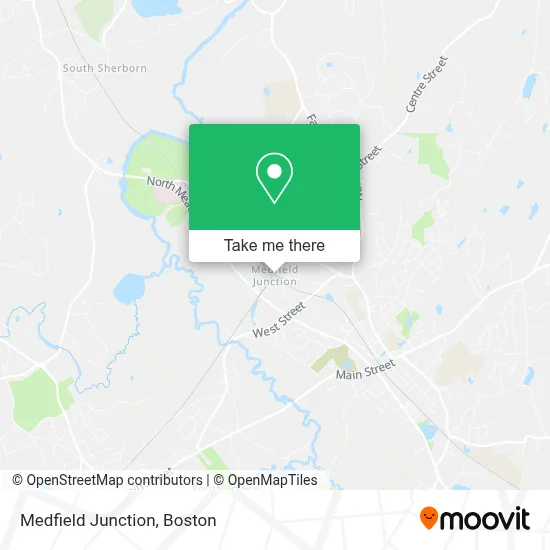 Medfield Junction map