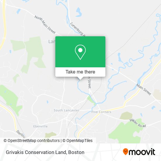 Mapa de Grivakis Conservation Land