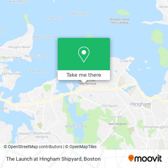 The Launch at Hingham Shipyard map