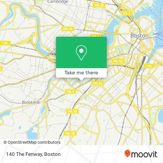 140 The Fenway map