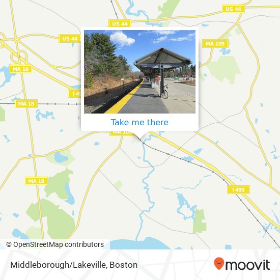 Middleborough/Lakeville map