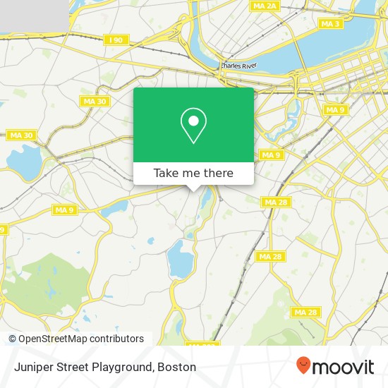 Juniper Street Playground map
