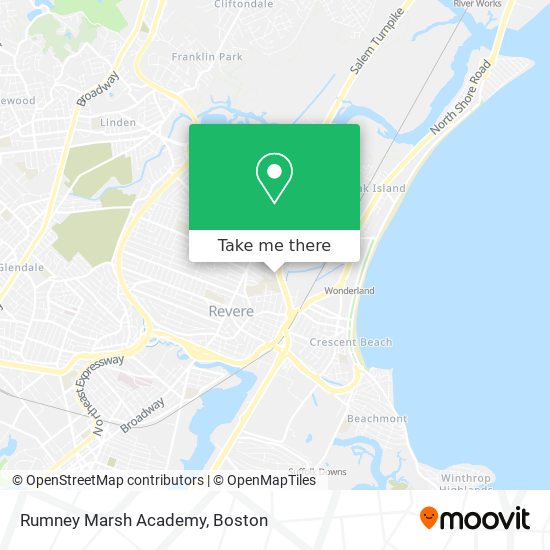 Mapa de Rumney Marsh Academy