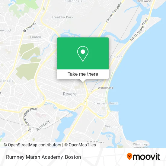 Rumney Marsh Academy map