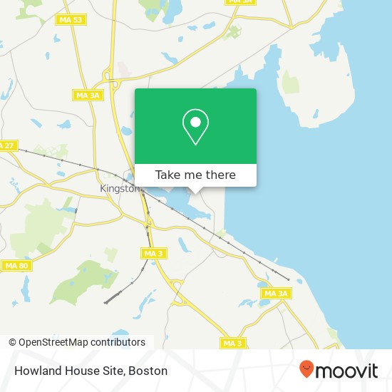 Mapa de Howland House Site