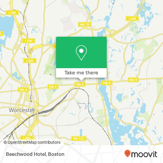 Beechwood Hotel map