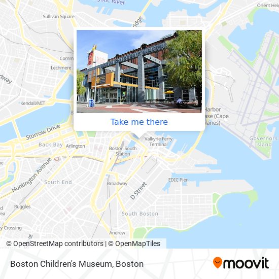 Mapa de Boston Children's Museum