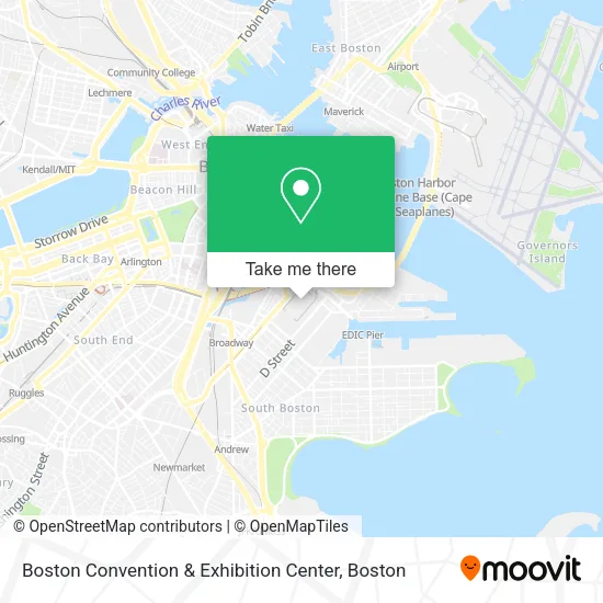Boston Convention & Exhibition Center map