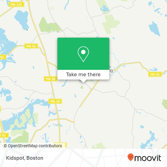 Kidspot map