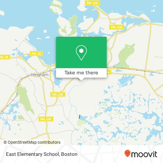 East Elementary School map