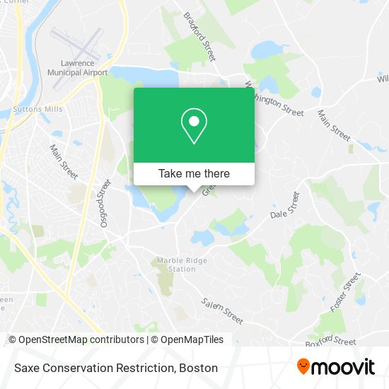 Saxe Conservation Restriction map