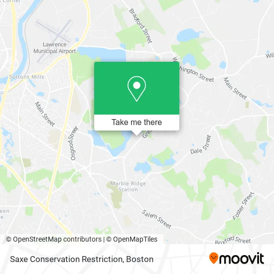 Saxe Conservation Restriction map
