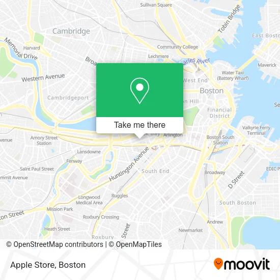Mapa de Apple Store