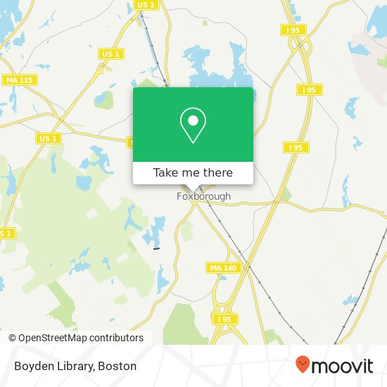 Mapa de Boyden Library