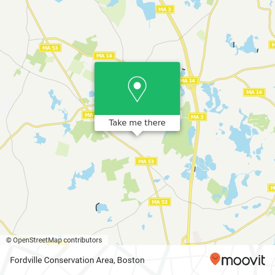 Fordville Conservation Area map
