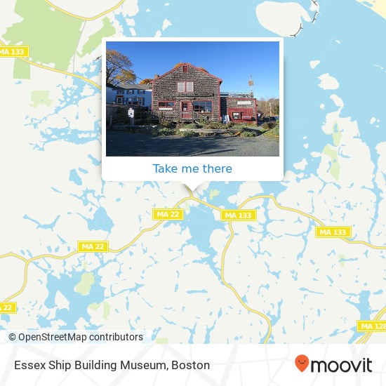 Essex Ship Building Museum map