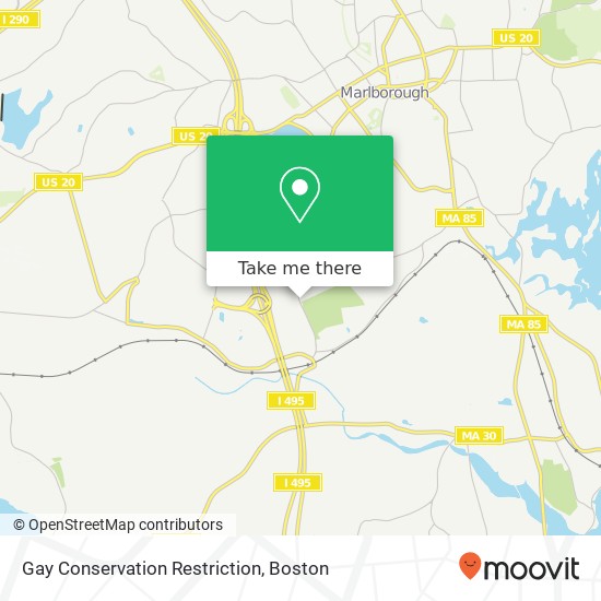 Mapa de Gay Conservation Restriction